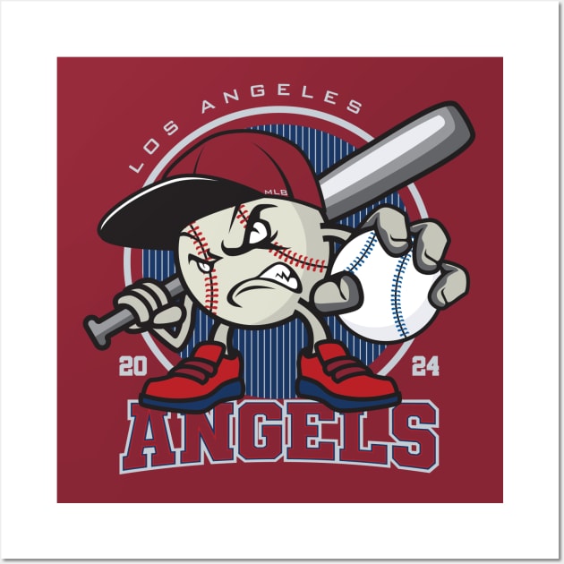 Los Angeles Baseball - 2024 Season Wall Art by Nagorniak